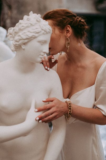 Un mariage inspiré par un atelier d'artiste - Photos : Julie Blin - Blog mariage : La mariée aux pieds nus