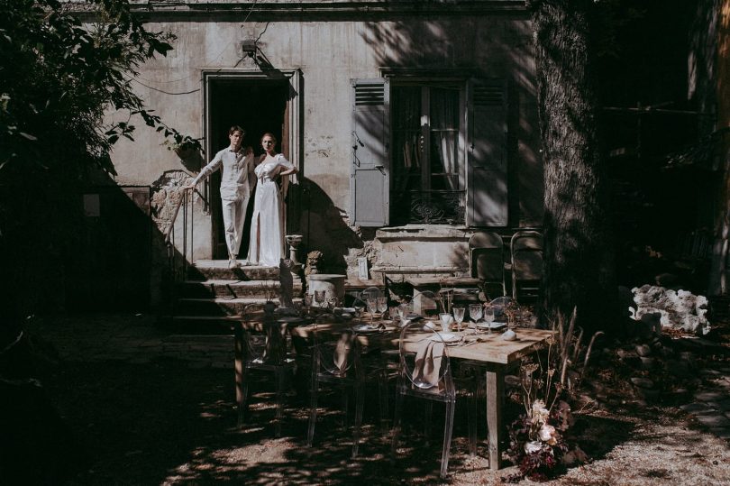 Un mariage inspiré par un atelier d'artiste - Photos : Julie Blin - Blog mariage : La mariée aux pieds nus