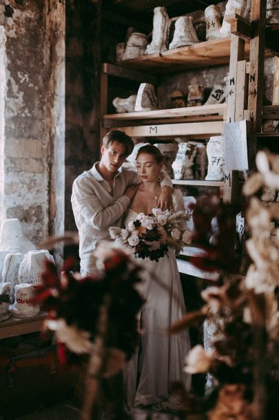 Un mariage inspiré par un atelier d'artiste - Photos : Julie Blin - Blog mariage : La mariée aux pieds nus