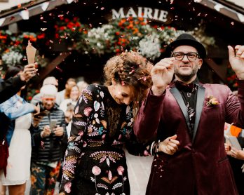 Un mariage atypique, coloré et en petit comité en Haute-Savoie - Photos : Amandine Marque - Blog mariage : La mariée aux pieds nus