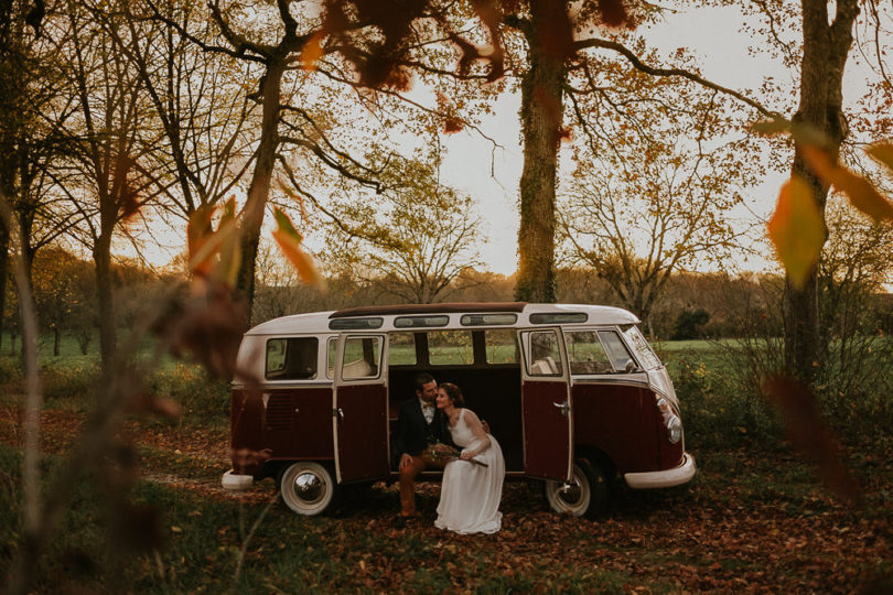 Un mariage en automne en Bourgogne au Domaine du Bouloy - A découvrir sur le blog mariage www.lamarieeauxpiedsnus.com - Photos : Benjamin Le Du