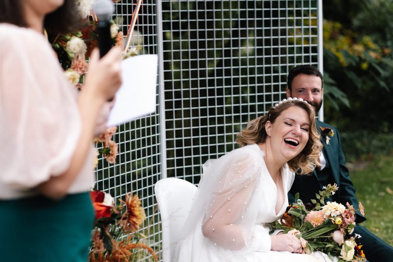 Un mariage d'automne au Domaine de Blanche Fleur près d'Avignon - Photos : Chloé Lapeyssonnie - Blog mariage La mariée aux pieds nus