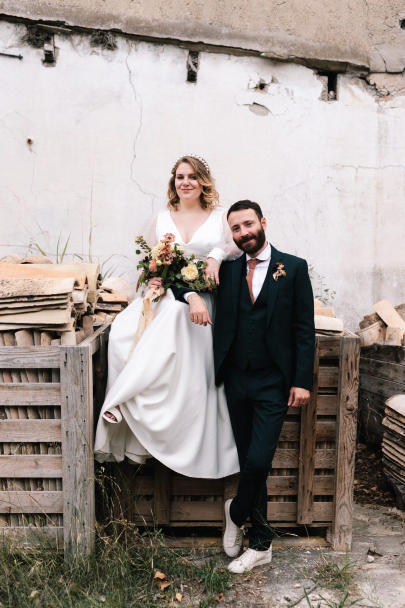 Un mariage d'automne au Domaine de Blanche Fleur près d'Avignon - Photos : Chloé Lapeyssonnie - Blog mariage La mariée aux pieds nus