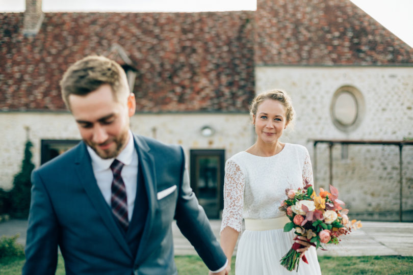 Un mariage en automne au domaines des Bonnes Joies dans les Yvelines - A découvrir sur le blog mariage www.lamarieeauxpiedsnus.com - Photos : Pierre Atelier