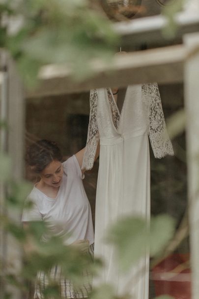 Un mariage bohème en Bourgogne - Photos : Geometry Love - Blog mariage : La mariée aux pieds nus