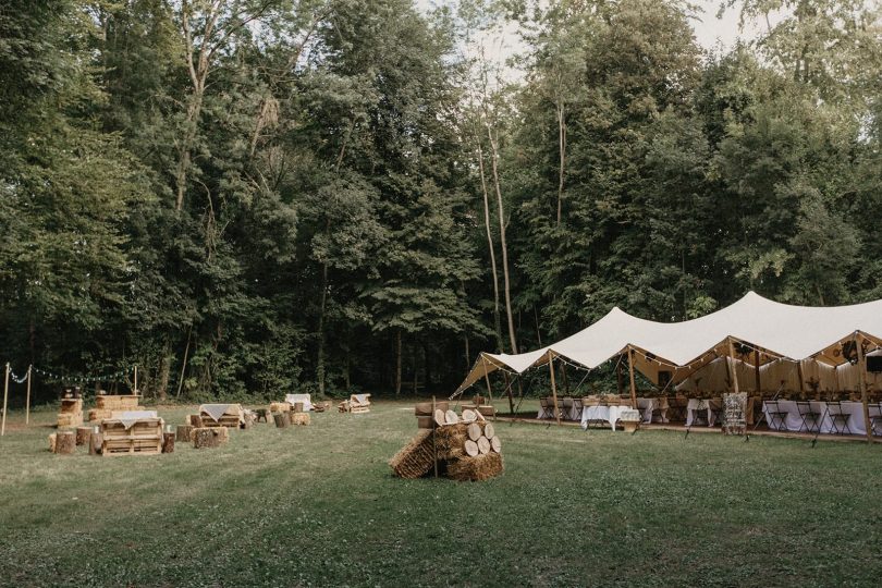 Un mariage bohème en Bourgogne - Photos : Geometry Love - Blog mariage : La mariée aux pieds nus