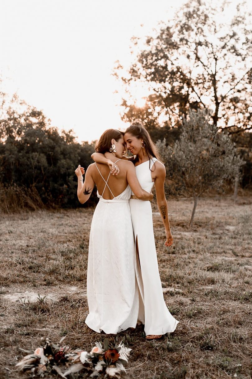 Un mariage bohème au Domaine de la Grangette dans l'Hérault - Photos : Rock'n Brides - Blog mariage : La mariée aux pieds nus