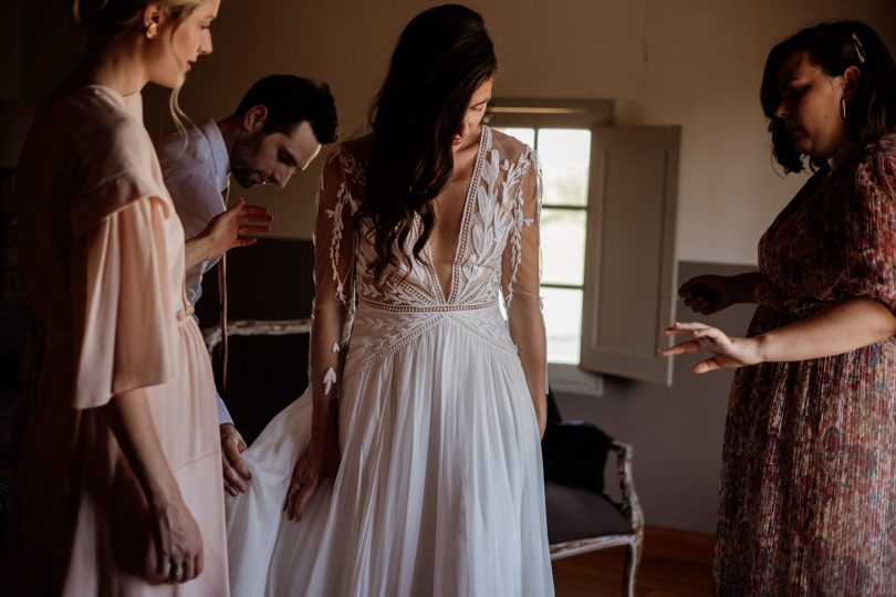 Un mariage bohème en Provence - Photos : Dall'k - Blog mariage : La mariée aux pieds nus