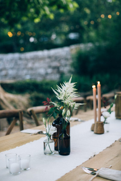 Un mariage bohème à Bormes-les-Mimosas - A découvrir sur www.lamarieeauxpiedsnus.com - Stylisme : Atelier Blanc - Photos : Ingrid Lepan