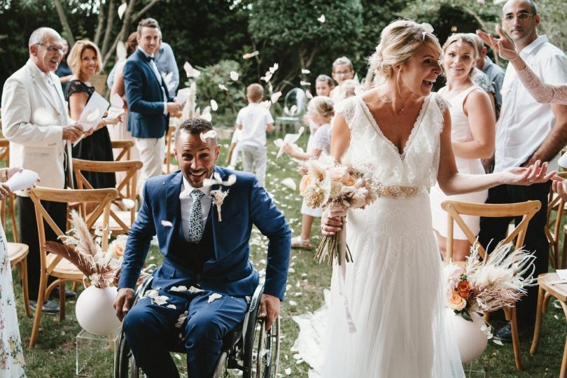 Un mariage bohème à la Villa du Parc à Lunel-Viel - Photos : Laurent Brouzet Blog mariage : La mariée aux pieds nus