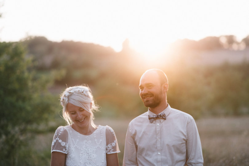 Un mariage Boho en bleu - A découvrir sur le blog mariage www.lamarieeauxpiedsnus.com - Photos : Chloé Lapeyssonnie