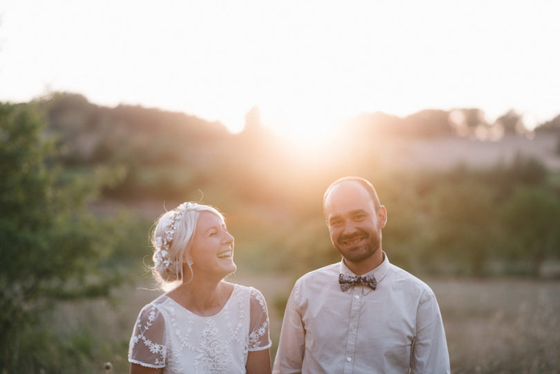 Un mariage Boho en bleu - A découvrir sur le blog mariage www.lamarieeauxpiedsnus.com - Photos : Chloé Lapeyssonnie