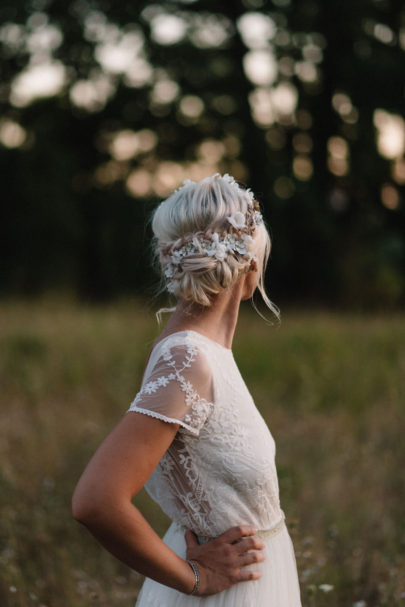 Un mariage Boho en bleu - A découvrir sur le blog mariage www.lamarieeauxpiedsnus.com - Photos : Chloé Lapeyssonnie