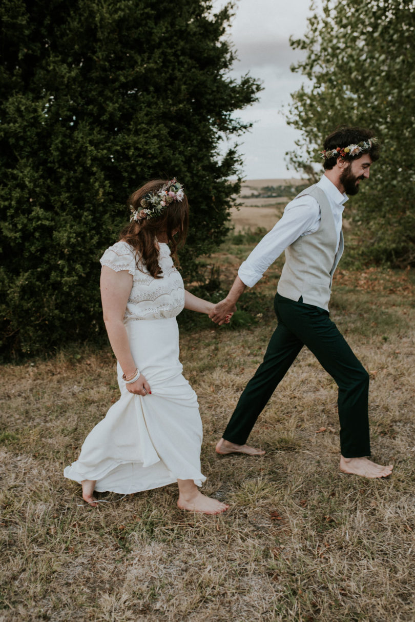 Un mariage boho au Château de Fajac - Toulouse - A découvrir sur le blog mariage www.lamarieeauxpiedsnus.com - Photos et vidéo : The Quirky