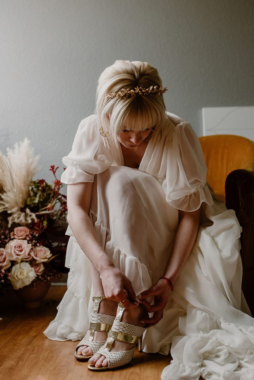 Un mariage boho indus à La Factory près de Lyon - Photos : Marion Brunel - Blog mariage : La mariée aux pieds nus