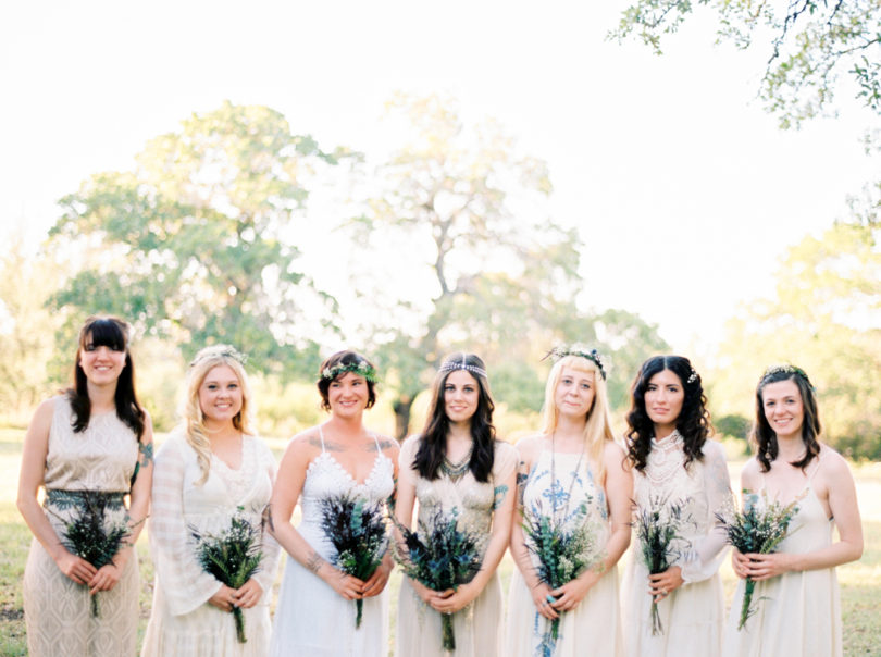 Un mariage boho au Texas - La mariée aux pieds nus - Photos : Marion Heurteboust