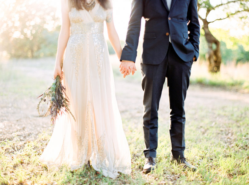 Un mariage boho au Texas - La mariée aux pieds nus - Photos : Marion Heurteboust