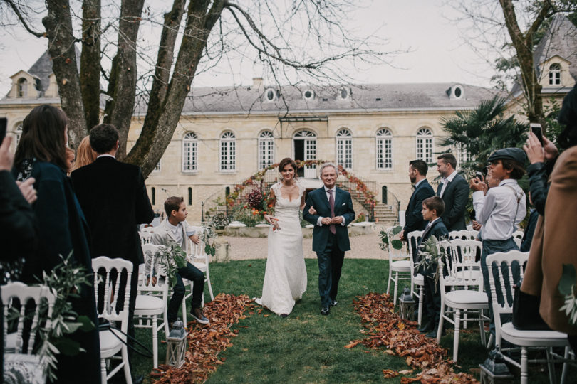 Un mariage à Bordeaux sur le thème de l'automne - A découvrir sur le blog mariage www.lamarieeauxpiedsnus.com - Photos : Stephen Liberge