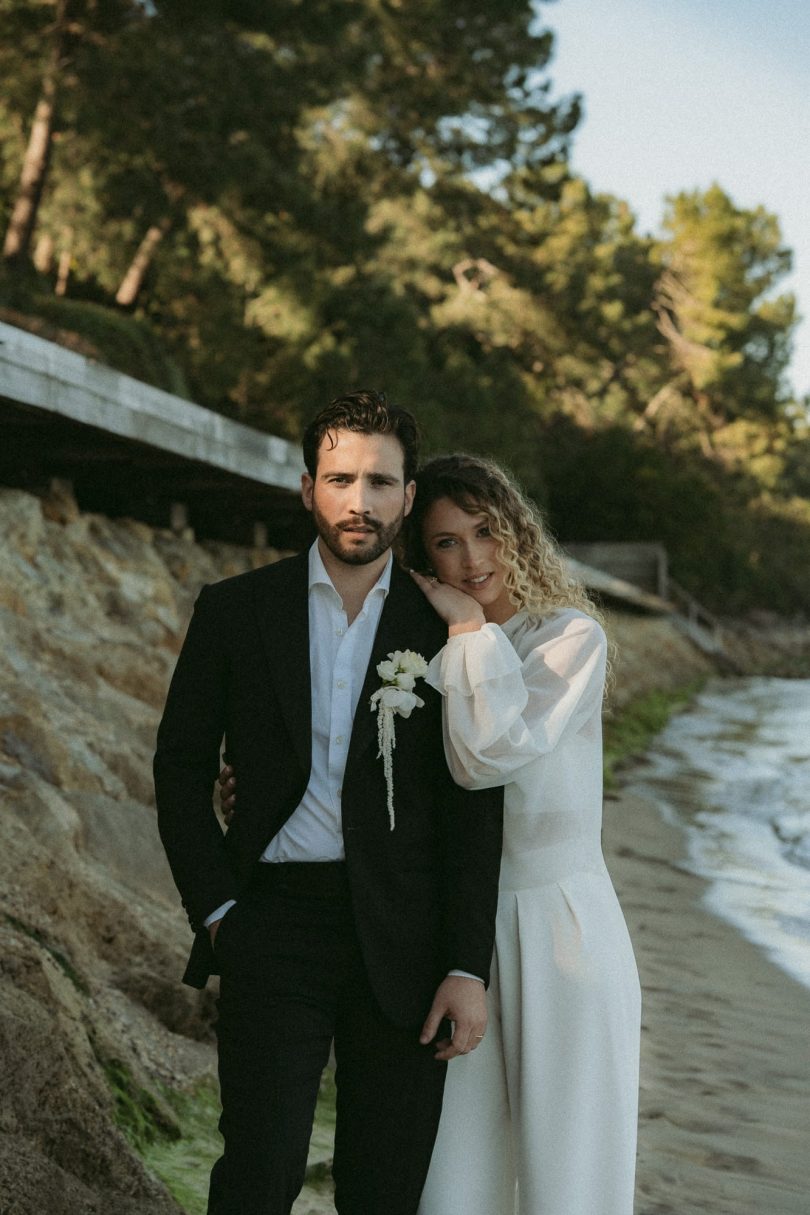 Un mariage au Cap Ferret face à l'océan - Photos : Pauline H Photographe - Blog mariage : La mariée aux pieds nus