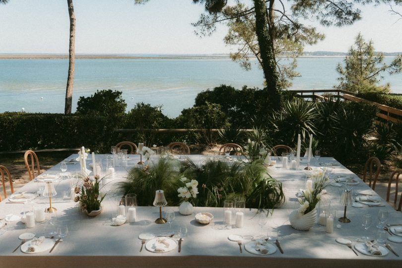 Un mariage au Cap Ferret face à l'océan - Photos : Pauline H Photographe - Blog mariage : La mariée aux pieds nus