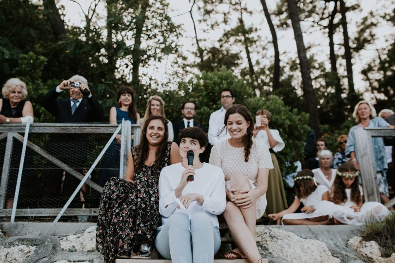 Un mariage sur un ponton au Cap Ferret - Photographe : Yoris Photographer - Blog mariage : La mariée aux pieds nus