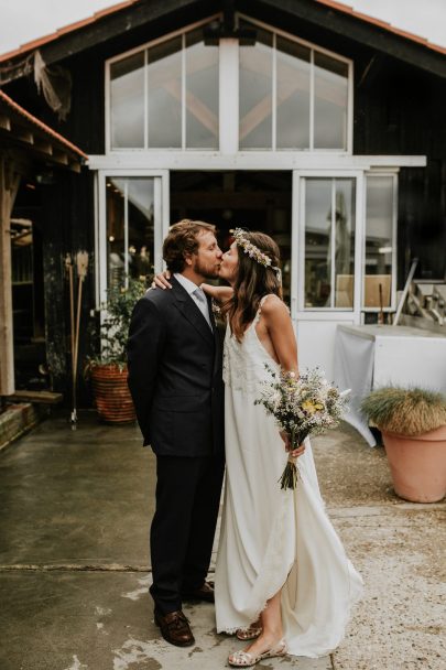 Un mariage sur un ponton au Cap Ferret - Photographe : Yoris Photographer - Blog mariage : La mariée aux pieds nus