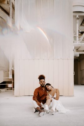 Un mariage dans une carrière - Photos : Bel Esprit - Décoration et fleurs : Majenia - Blog mariage : La mariée aux pieds nus