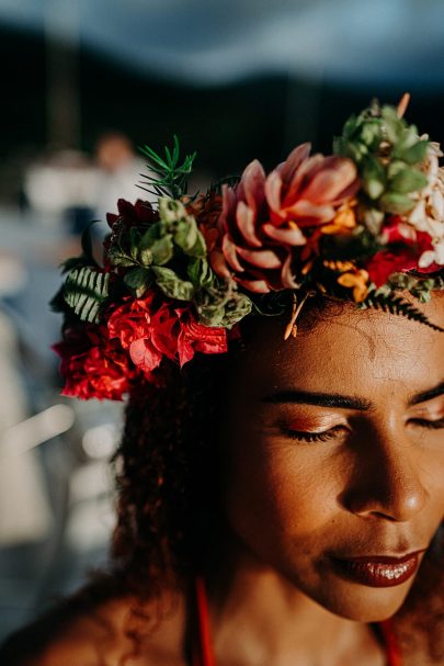 Un mariage sur un catamaran en Guadeloupe - Photos : Camille Brignol - Blog mariage : La mariée aux pieds nus