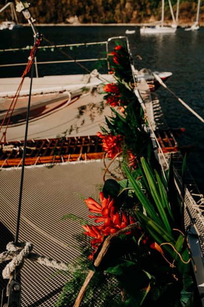 Un mariage sur un catamaran en Guadeloupe - Photos : Camille Brignol - Blog mariage : La mariée aux pieds nus