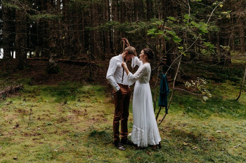 Un mariage dans un chalet de Haute-Savoie - Photos : Le Labo N°3 - Blog mariage : La mariée aux pieds nus