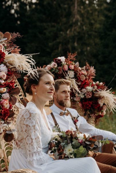 Un mariage dans un chalet de Haute-Savoie - Photos : Le Labo N°3 - Blog mariage : La mariée aux pieds nus