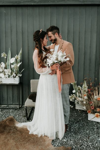 Un mariage au Chalet de Nantailly en Savoie - Photos : Anne Sophie BEnoit - Blog mariage : La mariée aux pieds nus