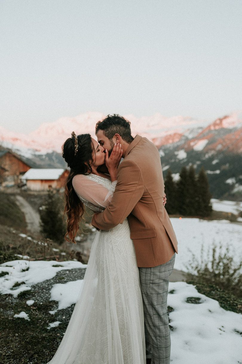 Un mariage au Chalet de Nantailly en Savoie - Photos : Anne Sophie BEnoit - Blog mariage : La mariée aux pieds nus