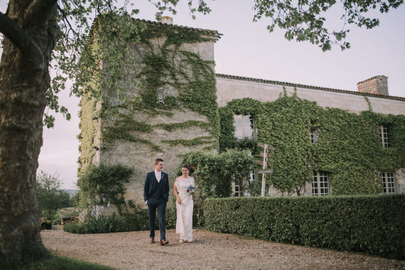 Un mariage champêtre au Château Rigaud dans le Bordelais - A découvrir sur le blog mariage www.lamaireeauxpiedsnus.com - Photos : Stephen Liberge