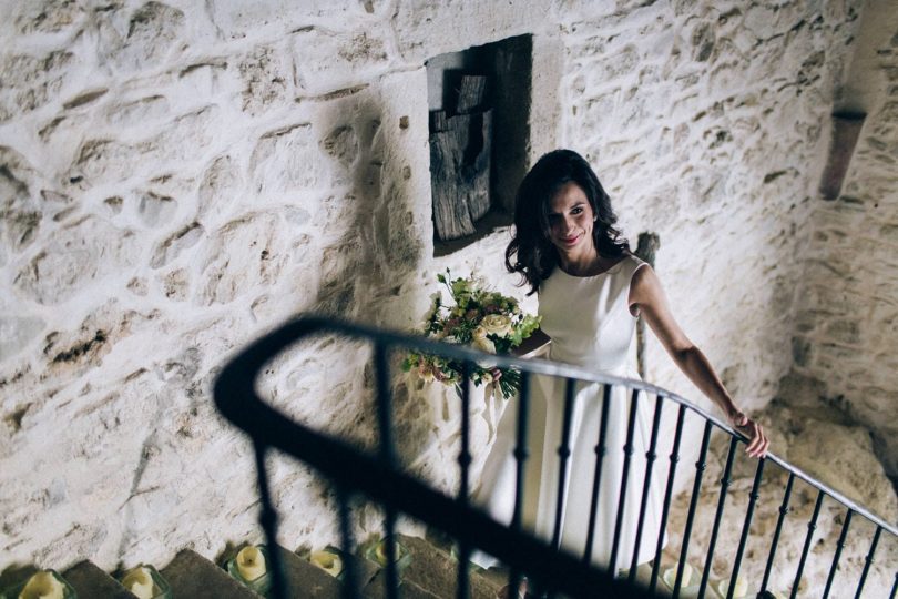 Un mariage champêtre au Comptoir Saint Hilaire dans le Gard - Décoration : Atelier Blanc - Photos : Ingrid Lepan - Blog mariage : La mariée aux pieds nus