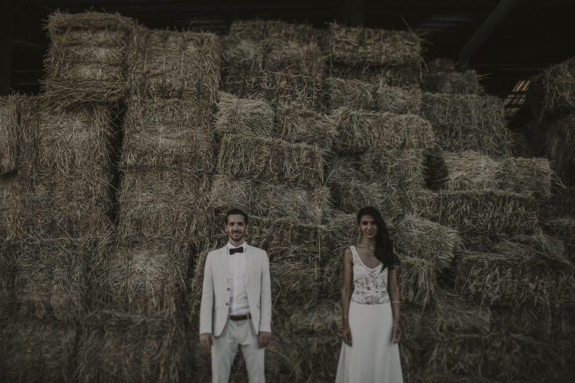 Un mariage champêtre en vert et blanc aux Domaines de Patras en Provence - A découvrir sur le blog mariage www.lamarieeauxpiedsnus.com - Photos : Lorenzo Accardi