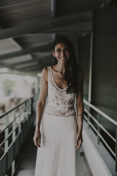 Un mariage champêtre en vert et blanc aux Domaines de Patras en Provence - A découvrir sur le blog mariage www.lamarieeauxpiedsnus.com - Photos : Lorenzo Accardi