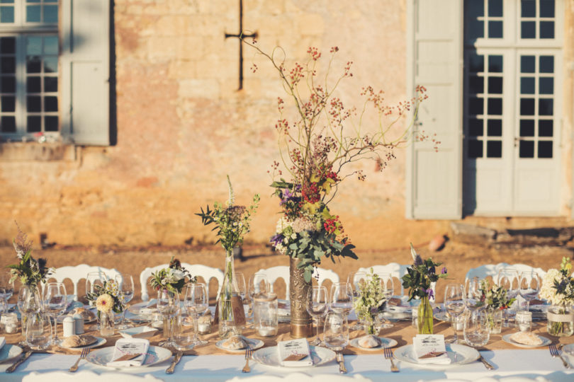 Un mariage champetre à Bergerac - A découvrir sur le blog mariage www.lamarieeauxpiedsnus.com - Photos : Anne Claire Brun