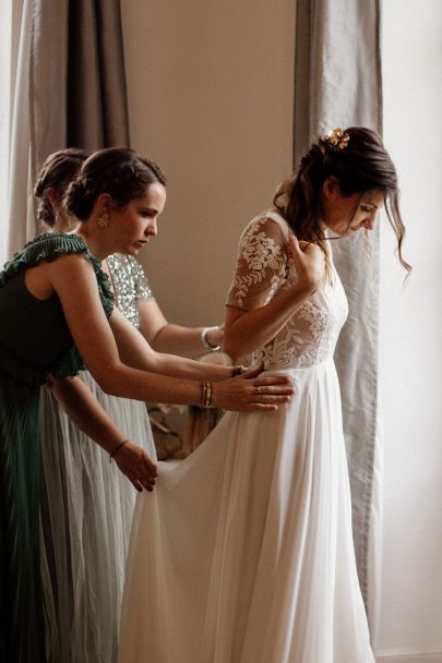 Un mariage au Château de Barbirey en Bourgogne - Photos : Dall'k - Blog mariage : La mariée aux pieds nus