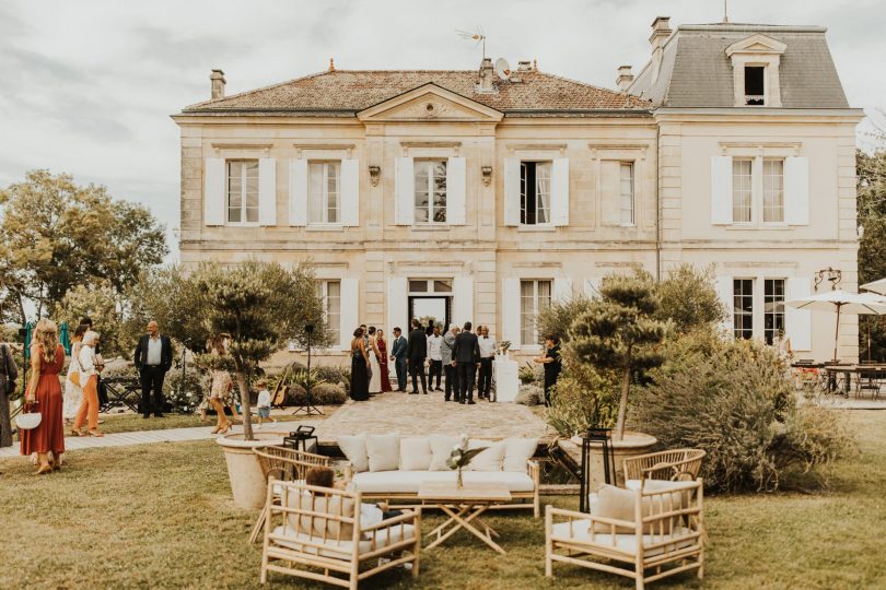 Un mariage au Château de Garde à Moulon en Gironde - Photos : Ghania Iratni - Blog mariage : La mariée aux pieds nus