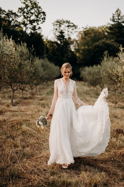 Un mariage au Château de Saint Félix près de Nîmes - Photos : Sidonie Vidal - Blog mariage : La mariée aux pieds nus