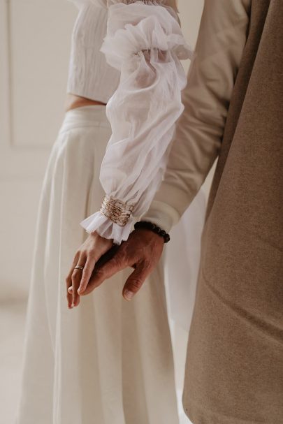 mariage au Château de la Mercerie en Charente - Photos : Alchemia Weddings - Blog mariage : La mariée aux pieds nus