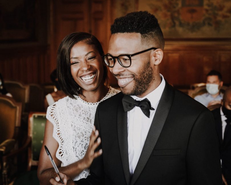 Un mariage chic au Manoir de L’Evêché en Normandie - Photos : Marie Thibault - Blog mariage : La mariée aux pieds nus