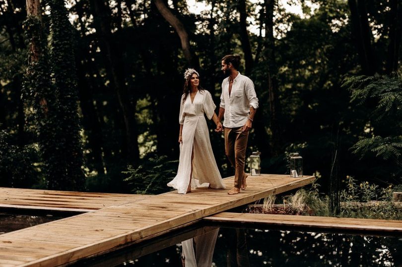 Un mariage au Coco Barn Wood Lodge dans les Landes - Photos : Melody Barabé - Blog mariage : La mariée aux pieds nus