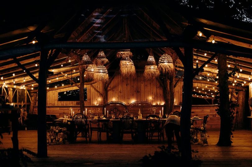 Un mariage au Coco Barn Wood Lodge dans les Landes - Photos : Melody Barabé - Blog mariage : La mariée aux pieds nus