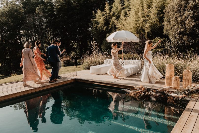 Un mariage au Coco Barn Wood Lodge dans les Landes - Photos : Patricia Hendrychova-Estanguet -Blog mariage : La mariée aux pieds nus