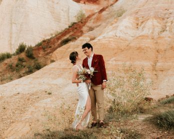 Un mariage au coeur du Colorado Provençal - Photos : Anne Sophie Benoit - Blog mariage : La mariée aux pieds nus