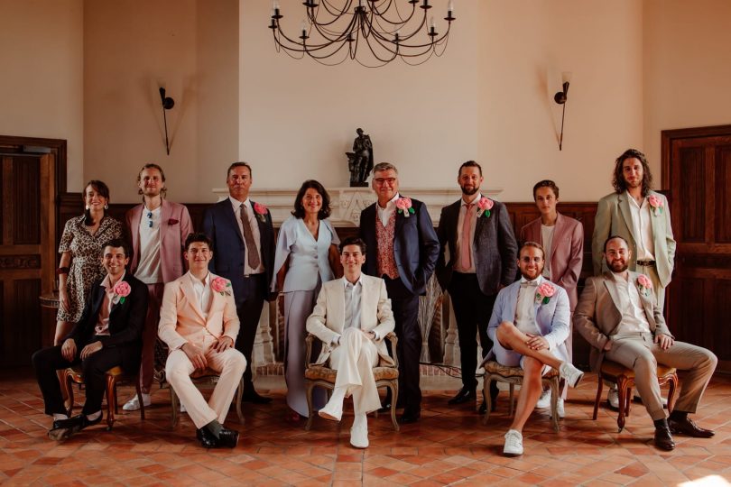 Un mariage coloré au Château de Tilly près de Paris - Photos : Moonrise Photography - Blog mariage : La mariée aux pieds nus