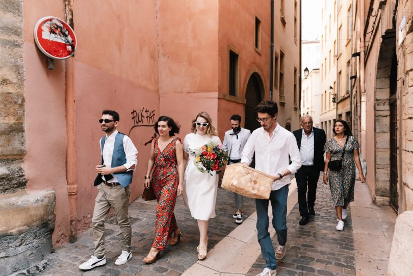 Un mariage coloré à Lyon - Photos : Chléo LApeyssonnie - Blog mariage : La mariée aux pieds nus