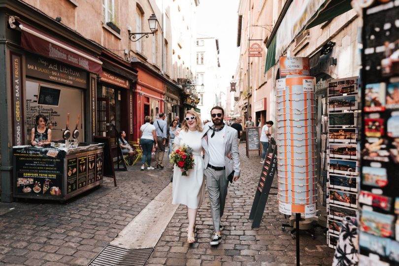 Un mariage coloré à Lyon - Photos : Chléo LApeyssonnie - Blog mariage : La mariée aux pieds nus